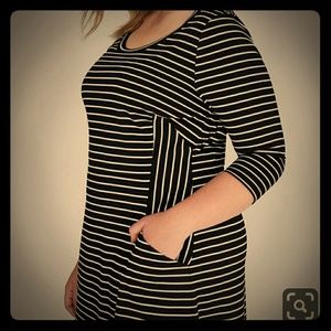 NWT Lane Bryant fit & flare dress pockets 22/24